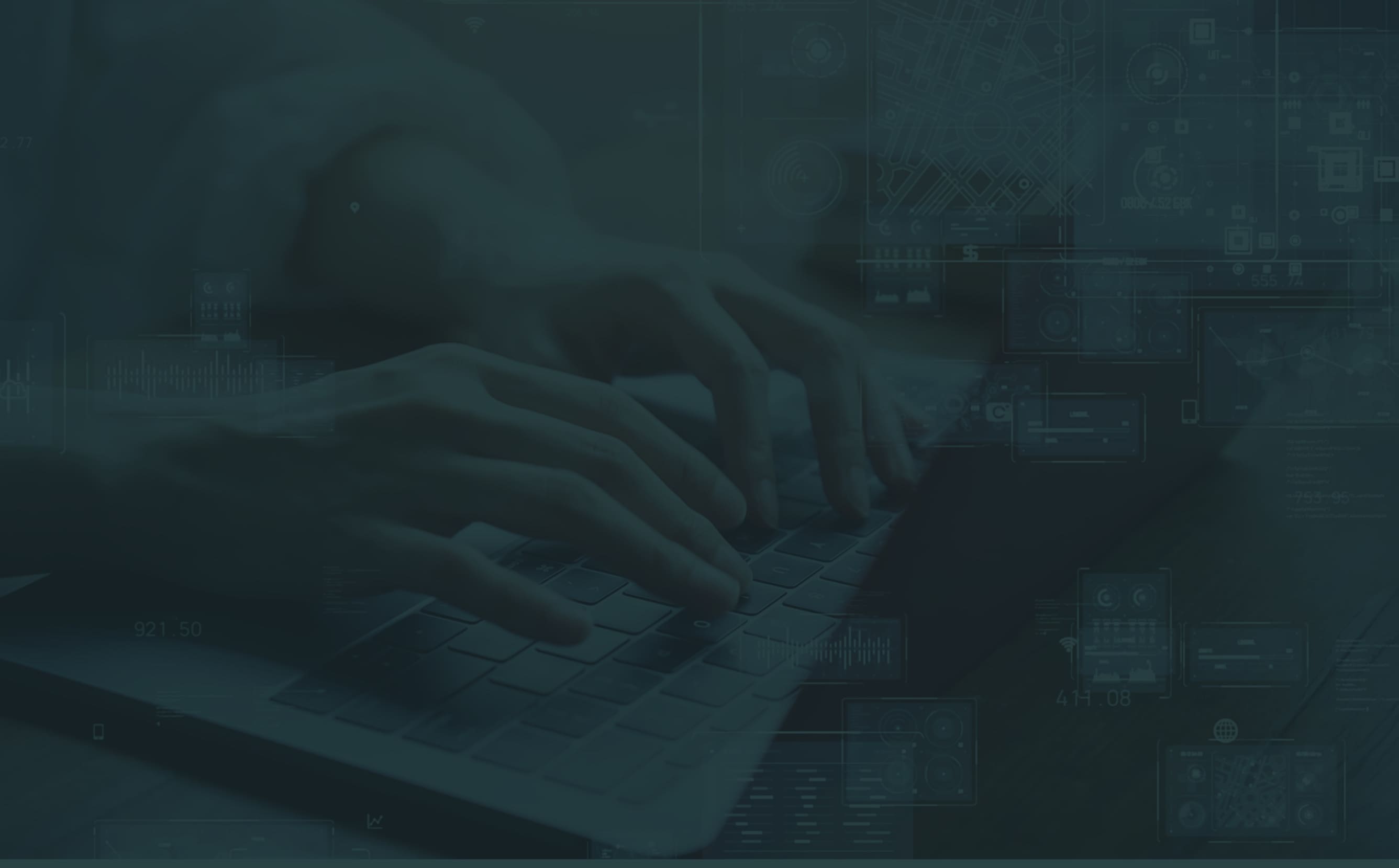 仕事をしている様子